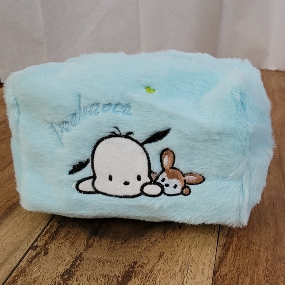 Sanrio Pochacco Baby Blue Embroidered Makeup Bag - Picture 9 of 16